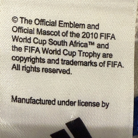 Adidas 2010 White FIFA World Cup Tee - Picture 7 of 9